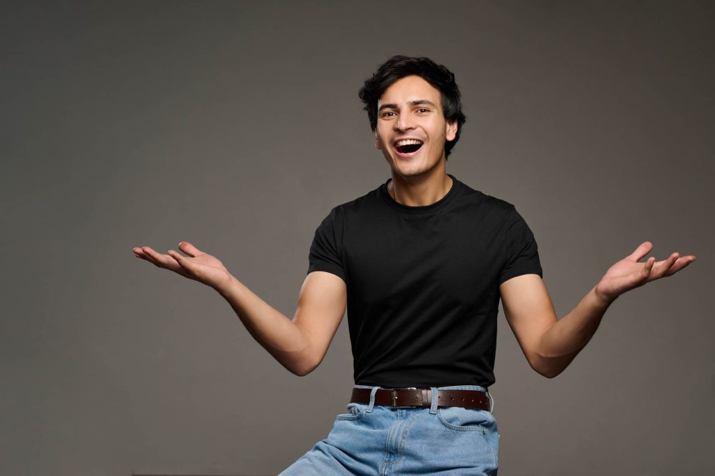 new Indian male model Dharmender